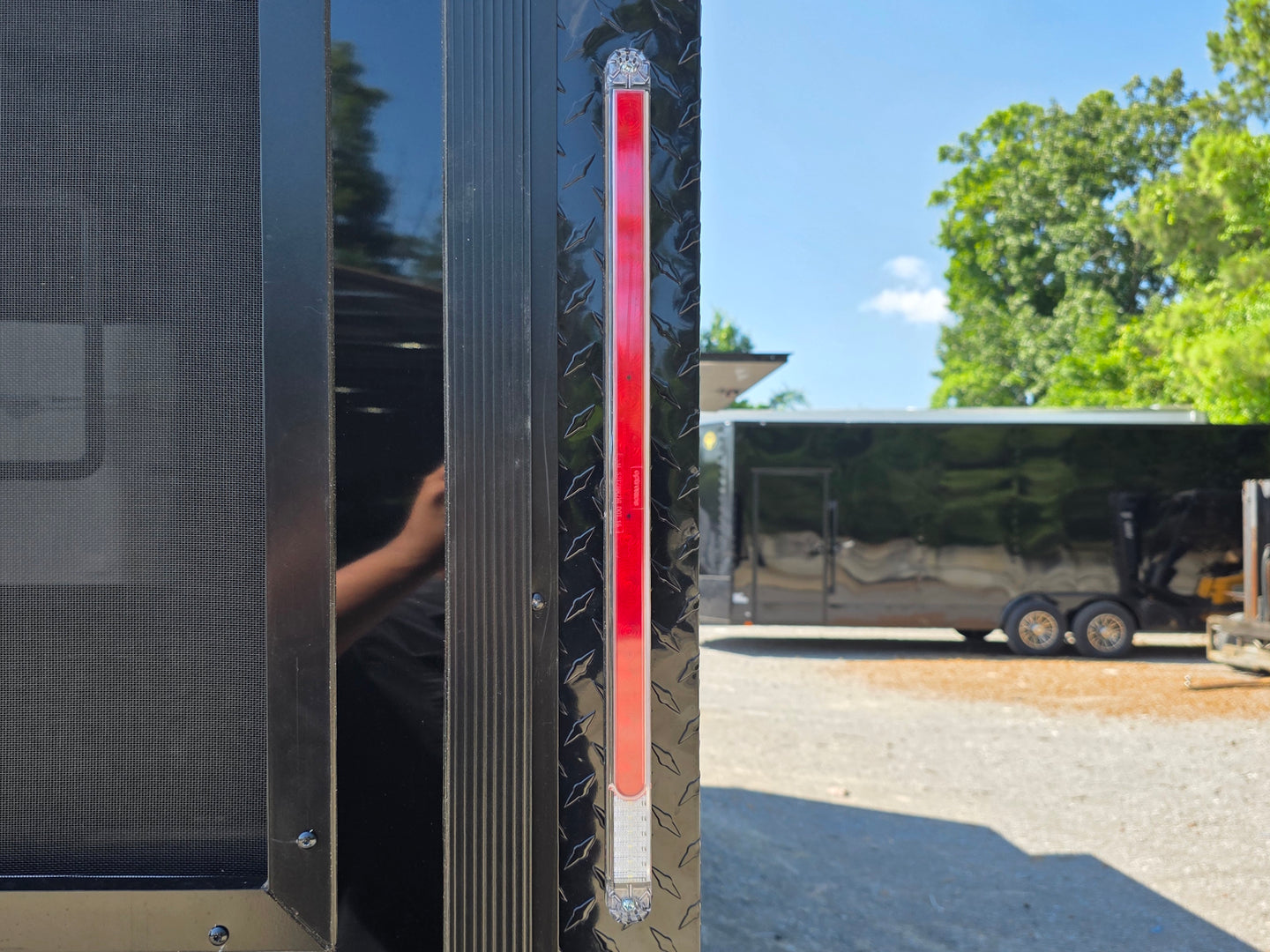 8.5' X 20' Food Event Concession Trailer with 6' Screened Porch Brake light picture 