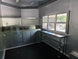 8.5' X 20' Food Event Concession Trailer with 6' Screened Porch Interior back left angle picture 