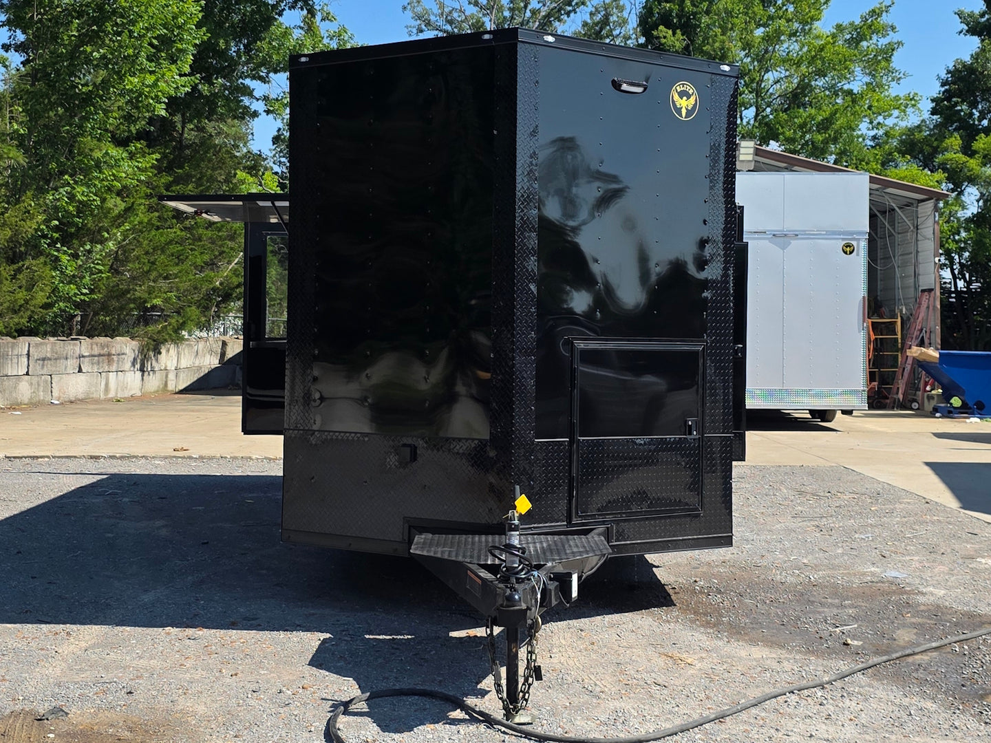 8.5' X 20' Food Event Concession Trailer with 6' Screened Porch Open front side picture 
