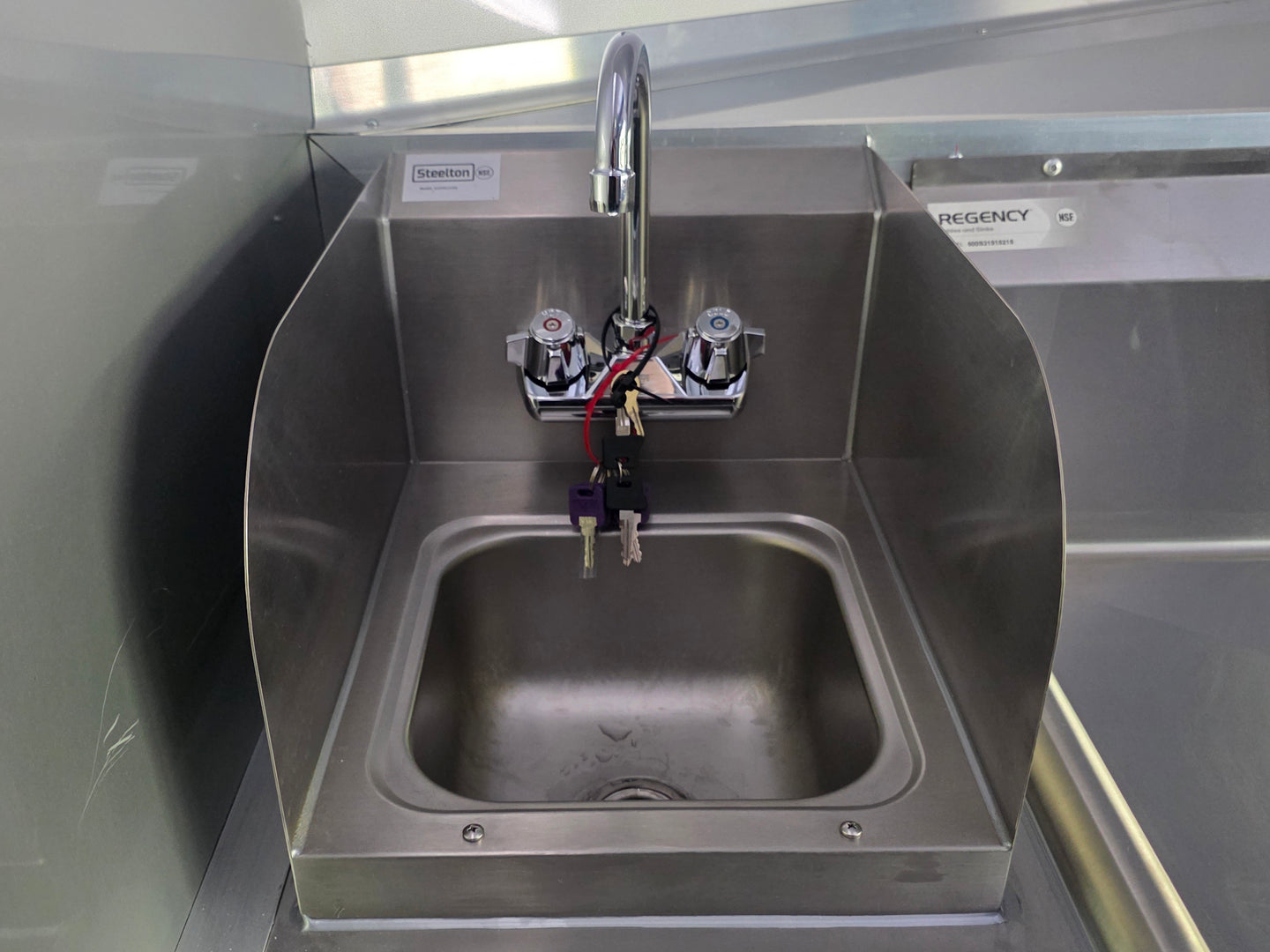 8.5' X 20' Food Event Concession Trailer with 6' Screened Porch Sink picture 