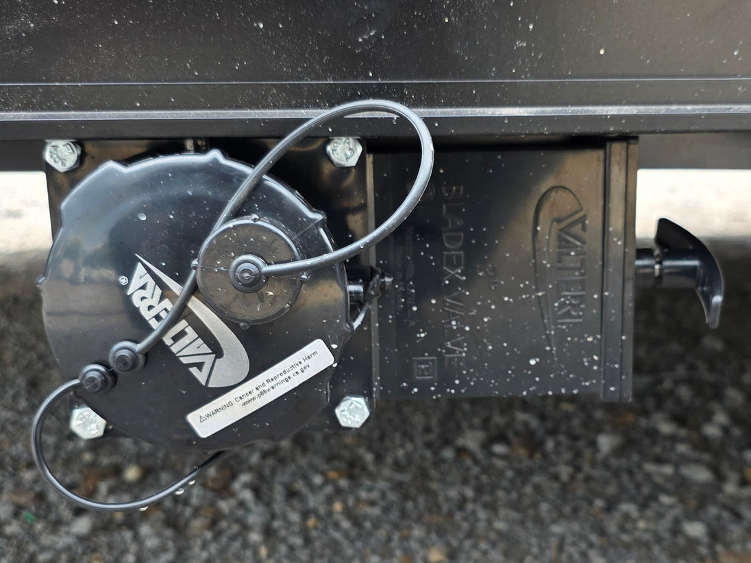 8.5' X 22' Concession Trailer Charcoal Grey and Black Two Tone Food Event Catering Drain picture 