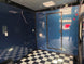 8.5' X 22' Concession Trailer Charcoal Grey and Black Two Tone Food Event Catering Interior back right angle picture 