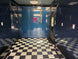 8.5' X 22' Concession Trailer Charcoal Grey and Black Two Tone Food Event Catering Interior back side picture 