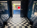 8.5' X 22' Concession Trailer Charcoal Grey and Black Two Tone Food Event Catering Interior front side picture 
