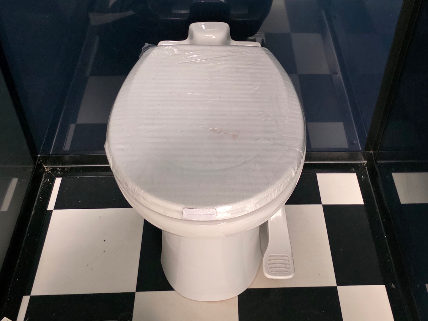 8.5' X 22' Concession Trailer Charcoal Grey and Black Two Tone Food Event Catering Toilet picture 