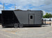 8.5' X 22' Concession Trailer Charcoal Grey and Black Two Tone Food Event Catering left side picture 