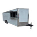 8.5' X 22' White Custom Concession Trailer Food Event Catering White Background Image