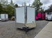 8.5' X 22' White Custom Concession Trailer Food Event Catering Front Image 