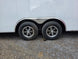8.5' X 22' White Custom Concession Trailer Food Event Catering Wheels Image