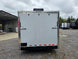 8.5' X 22' White Custom Concession Trailer Food Event Catering Rear