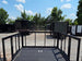8.5' X 24' Black Custom Enclosed Trailer For Marketing and Showcase Events Back porch front side picture 