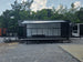 8.5' X 24' Black Custom Enclosed Trailer For Marketing and Showcase Events Open left side picture 