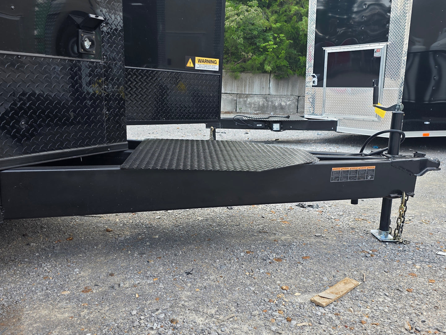 8.5' X 24' Black Custom Enclosed Trailer For Marketing and Showcase Events 