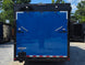 8.5' X 24' Concession Trailer Cobalt Blue With Black Out Trim Stage and Event Marketing Back side picture 