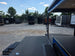 8.5' X 24' Concession Trailer Cobalt Blue With Black Out Trim Stage and Event Marketing Front stage view
