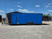 8.5' X 24' Concession Trailer Cobalt Blue With Black Out Trim Stage and Event Marketing Open right side picture 