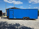 8.5' X 24' Concession Trailer Cobalt Blue With Black Out Trim Stage and Event Marketing Right side picture 