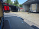 8.5' X 24' Concession Trailer Cobalt Blue With Black Out Trim Stage and Event Marketing Stage back left angle picture 