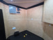 8.5' X 24' Concession Trailer Cobalt Blue With Black Out Trim Stage and Event Marketing Storage back side picture 