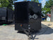 8.5' X 24' Custom Black Hybrid Enclosed Trailer (2) 5,200 lb Axles Front side picture 