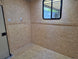 8.5' X 24' Custom Black Hybrid Enclosed Trailer (2) 5,200 lb Axles Interior front left angle picture 