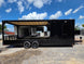 8.5' X 24' Custom Black Hybrid Enclosed Trailer (2) 5,200 lb Axles Left side picture 