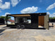 8.5' X 24' Custom Black Hybrid Enclosed Trailer (2) 5,200 lb Axles Open left angle picture 
