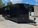 8.5' X 24' Custom Black Hybrid Enclosed Trailer (2) 5,200 lb Axles front left angle picture 