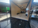 8.5' X 24' Custom Enclosed Stage Trailer Mobile Cigar Lounge Exterior View to Inside