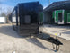 8.5' X 24' Custom Enclosed Stage Trailer Mobile Cigar Lounge Passenger Side Corner Shot 