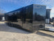 8.5' X 24' Custom Enclosed Stage Trailer Mobile Cigar Lounge Passenger Side Front Corner Shot 