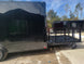 8.5' X 24' Custom Enclosed Stage Trailer Mobile Cigar Lounge Rear Stage Drivers Side Shot 