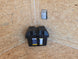 8.5' X 24' Custom Stage and Marketing Showcase Enclosed Trailer Interior back side picture  Battery charger picture 