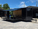 8.5' X 24' Custom Stage and Marketing Showcase Enclosed Trailer Open front left angle picture 