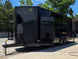 8.5' X 24' Custom Stage and Marketing Showcase Enclosed Trailer Open front right angle picture 