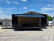 8.5' X 24' Custom Stage and Marketing Showcase Enclosed Trailer Open left side picture 