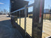 8.5' X 24' Hybrid Trailer Black With Black Out Package 7K Axles chain latch view picture 