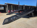 8.5' X 24' Hybrid Trailer Black With Black Out Package 7K Axles ramp view picture