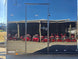 8.5' X 24' Hybrid Trailer Black With Black Out Package 7K Axles side entry door view picture 