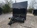 8.5' X 26' Custom Enclosed Merchandise and Marketing Trailer with Black Out Trim, Side View. 