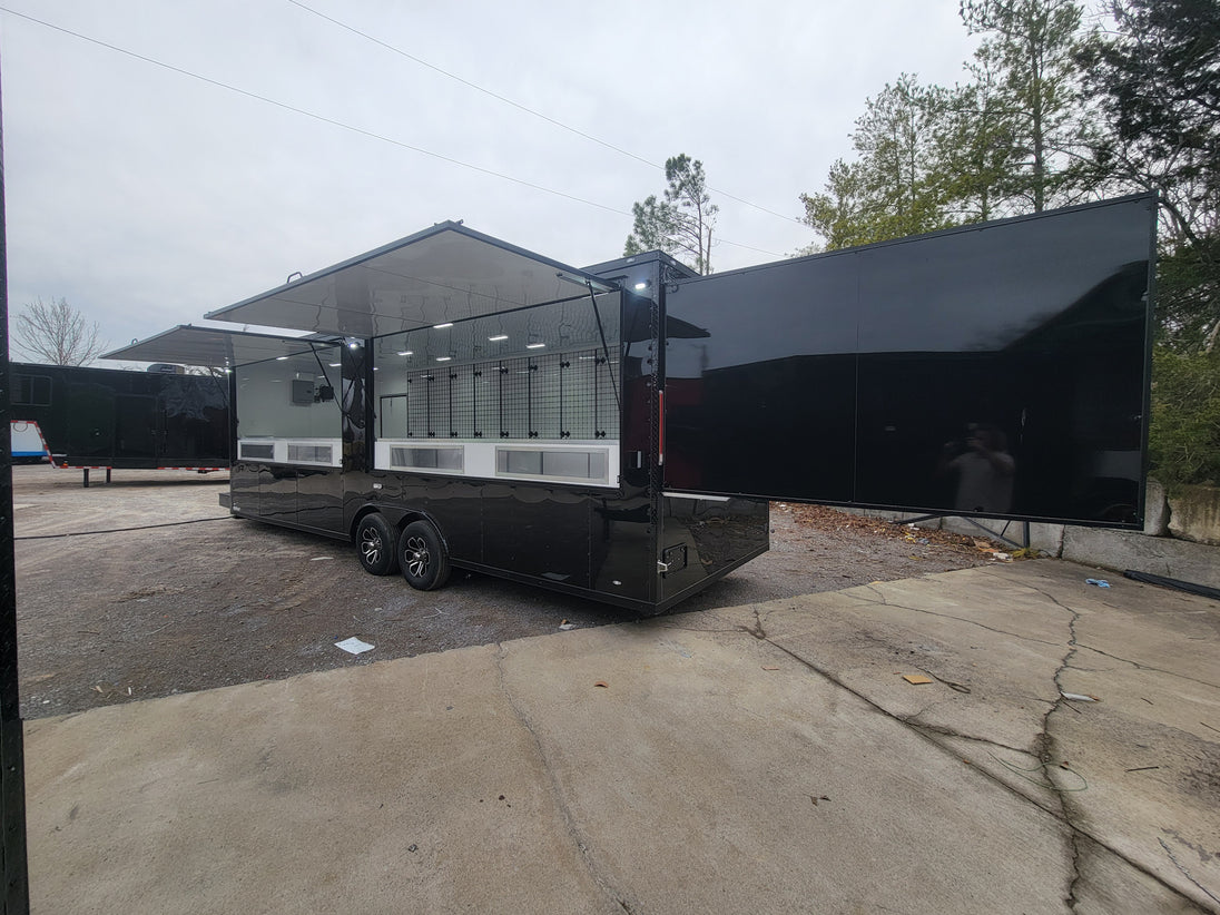 8.5_X_26_Custom_Enclosed_Merchandise_and_Marketing_Trailer_with_Black_Out_Trim.