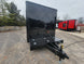 8.5' X 26' Custom Enclosed Merchandise and Marketing Trailer with Black Out Trim, Other Side View. 