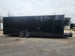8.5' X 26' Custom Enclosed Merchandise and Marketing Trailer with Black Out Trim, Reference View. 