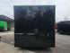 8.5' X 26' Custom Enclosed Merchandise and Marketing Trailer with Black Out Trim, Back View 