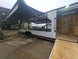 8.5' X 30' Custom White With Blackout Trim Hybrid Enclosed Trailer-7