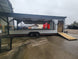 8.5' X 30' Custom White With Blackout Trim Hybrid Enclosed Trailer-8