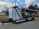8.5' X 30' (White) Hybrid Custom Drone and Equipment Trailer Agricultural and Spray front right angled view picture 