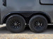 8.5'x16' Charcoal W/ Black Out Trim V-Nose Dual Awning Concession Trailer Axel picture