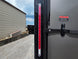 8.5'x16' Charcoal W/ Black Out Trim V-Nose Dual Awning Concession Trailer Brake light picture 