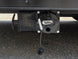8.5'x16' Charcoal W/ Black Out Trim V-Nose Dual Awning Concession Trailer Drain picture 